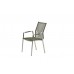 Geneve dining fauteuil st. steel/rope moss green Ø5mm